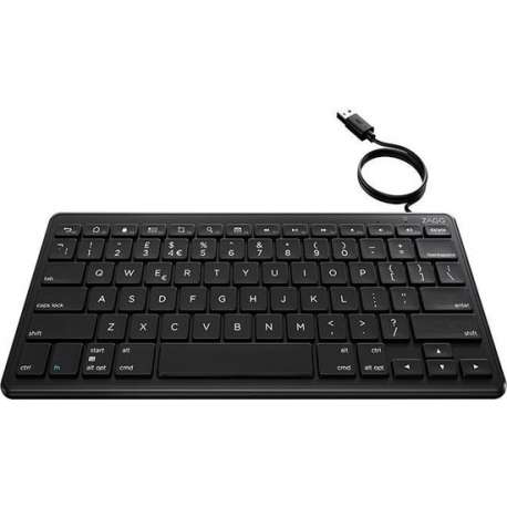 ZAGG 103202237 toetsenbord USB QWERTY Brits Engels Zwart