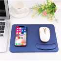 DAGGER Muismat Qi Charger - Muismat Met Polssteun  - Gaming - Blauw