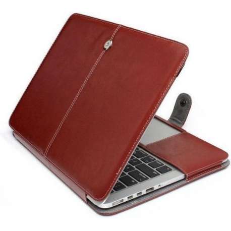 Leather Slim Sleeve MacBook 12 inch Bruin