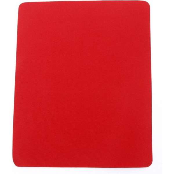 Muismat | Stof | Ultra dun | Non slip| 21.5 x 17.5 | Rood