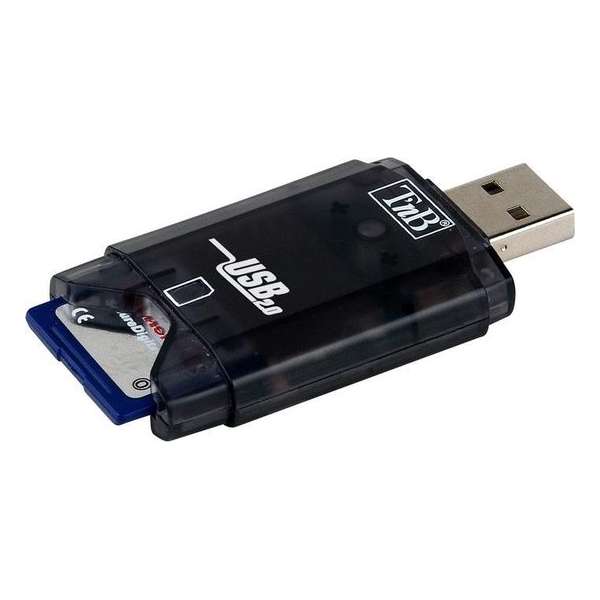 T'nB READERSD1 geheugenkaartlezer USB 2.0