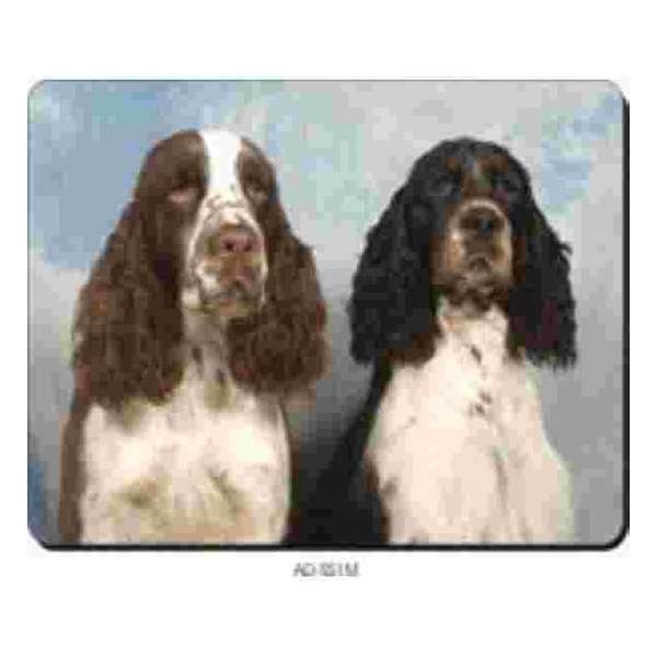 2 Springer Spaniels  Muismat