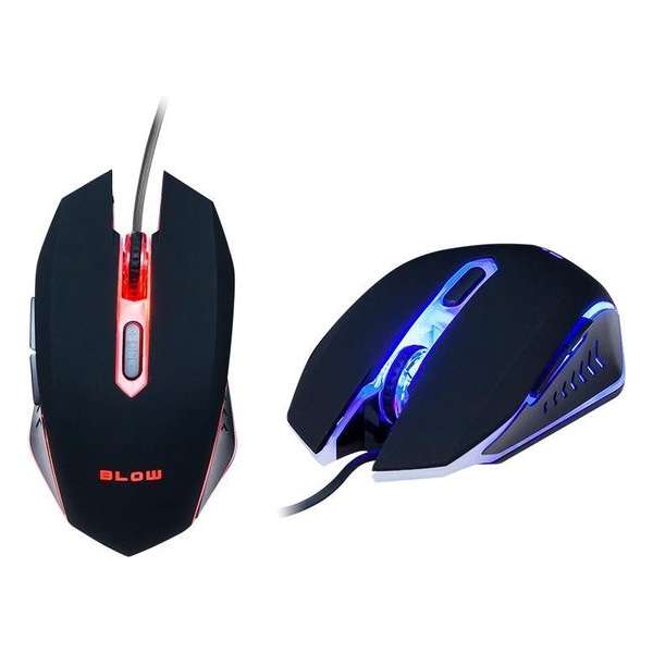 Gaming Muis Optisch Bedraad 2400dpi - Hurricane Black