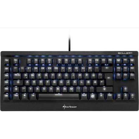 Sharkoon Skiller Mech SGK2 toetsenbord USB Amerikaans Engels Zwart, Blauw