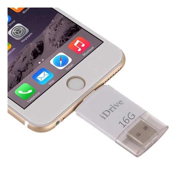 16 GB 8-pins USB iDrive iReader Flash-geheugenstick voor iPhone 6 & 6s, iPhone 6 Plus en 6s Plus, iPhone 5 & 5C & 5S