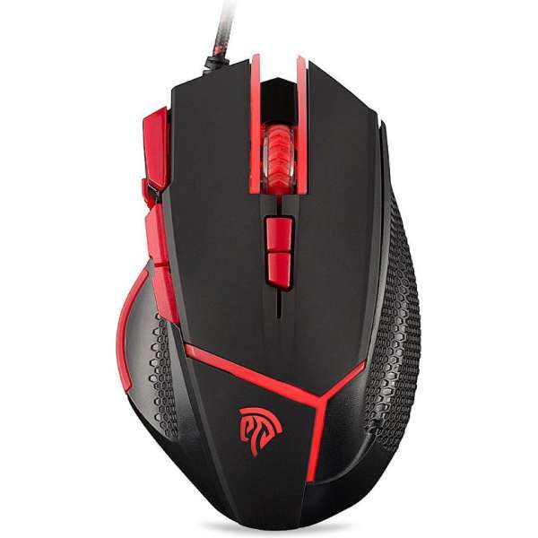 EasySMX V18 USB gaming muis, LED, 4200 DPI, Ergonomische muis, zwart