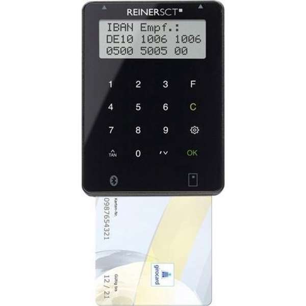 Reiner SCT tanJack Bluetooth smart card reader Binnen/buiten Zwart