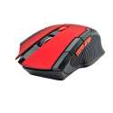 Draadloze 2.4ghz 6D Optische Mini Muis Rood