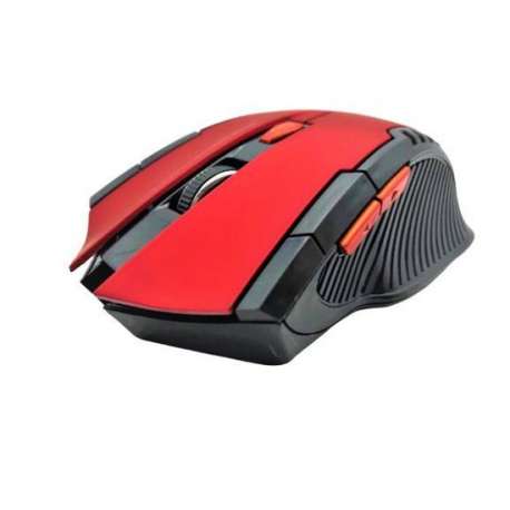 Draadloze 2.4ghz 6D Optische Mini Muis Rood