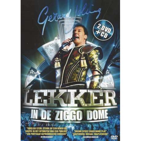 GERARD JOLING LEKKER IN ZIGGO DOME - 2 dvd + cd