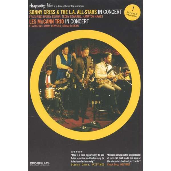 Sonny Criss and the LA All-Stars/Les McCann Trio Live [DVD]