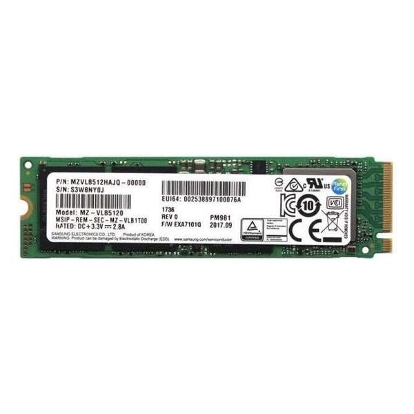 Samsung PM981 M.2 1000 GB PCI Express 3.0 TLC NVMe