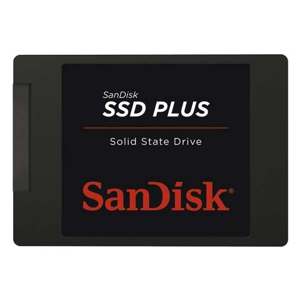 SanDisk "Plus" SSD harde schijf, 1 TB, SATA 3 (6Gbit/s)