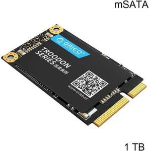 Orico mSATA interne SSD 1TB  - Troodon serie - 3D NAND flash - Zwart