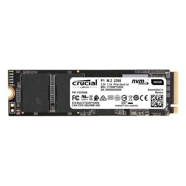 Crucial P1 M.2 500 GB PCI Express 3.0 NVMe