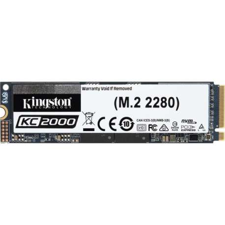 Kingston Technology KC2000 M.2 500 GB PCI Express 3.0 3D TLC NVMe