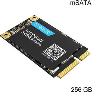 Orico mSATA interne SSD 256GB  - Troodon serie - 3D NAND flash - Zwart