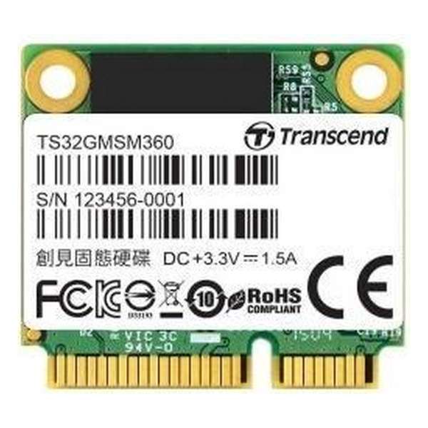 Transcend TS32GMSM360 internal solid state drive mSATA 32 GB SATA III MLC