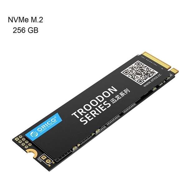 Orico M.2 NVMe interne SSD 2280 - 256GB - Troodon serie - 3D NAND flash - Zwart