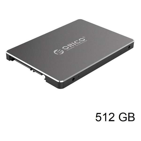 Orico 2.5 inch interne SSD 512GB - 3D NAND flash - Sky grey