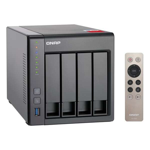 Qnap TS-451+ (8GB RAM) - NAS - 0TB - Zwart