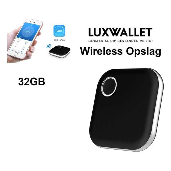 LUXWALLET® WX10 Wireless Opslag  Draagbaar Externe Opslag 32GB