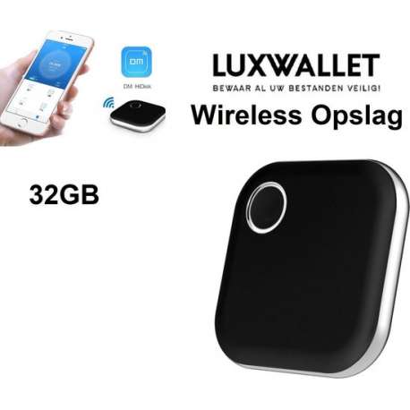 LUXWALLET® WX10 Wireless Opslag  Draagbaar Externe Opslag 32GB