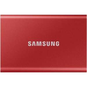 Samsung Portable SSD T7 - 1TB - Rood