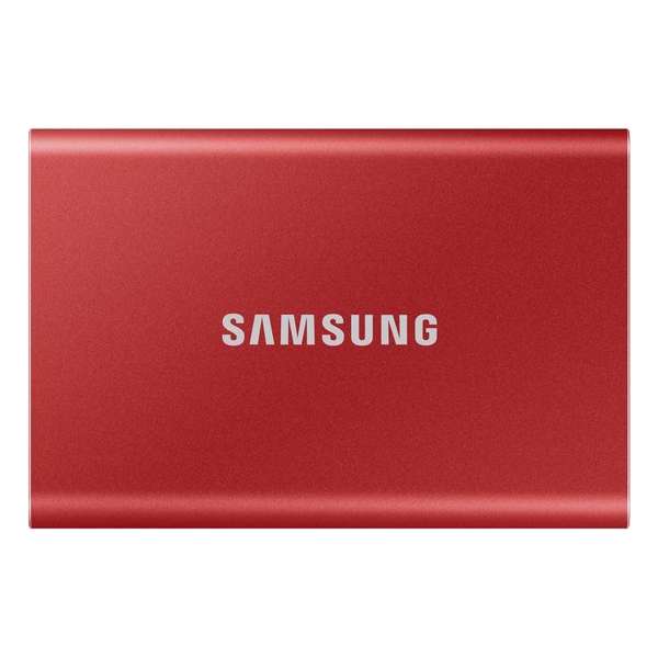 Samsung Portable SSD T7 - 1TB - Rood