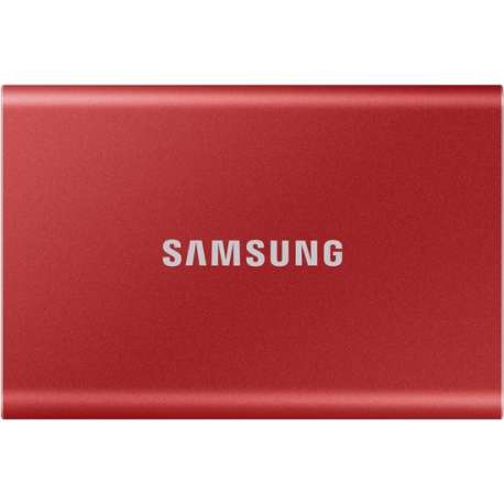 Samsung Portable SSD T7 - 1TB - Rood