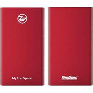 KingSpec 128GB Externe SSD Rood