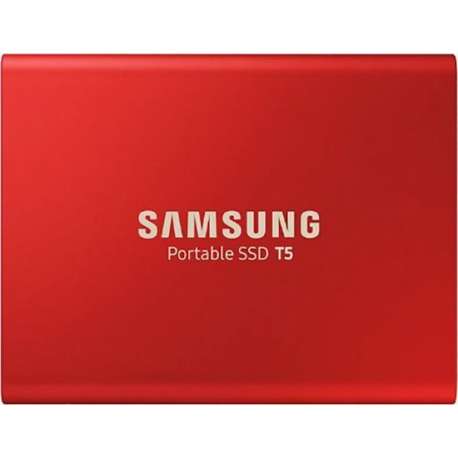 Samsung T5 500GB Externe SSD - Rood