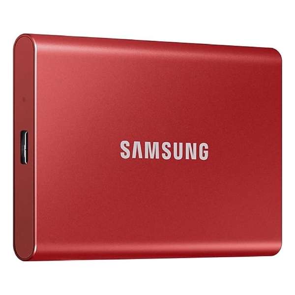 Samsung Portable SSD T7 - 2TB - Rood