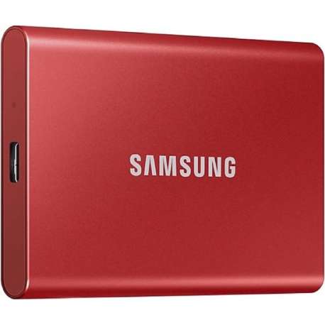 Samsung Portable SSD T7 - 2TB - Rood