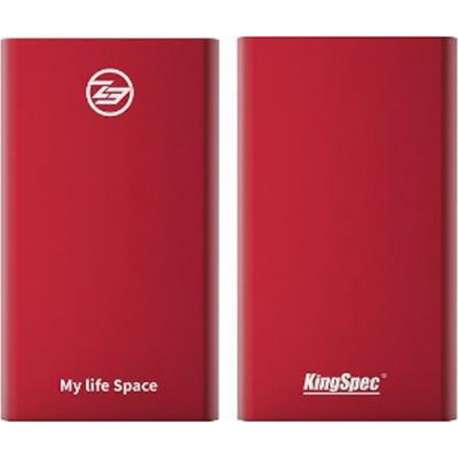 KingSpec 1TB Externe SSD Rood