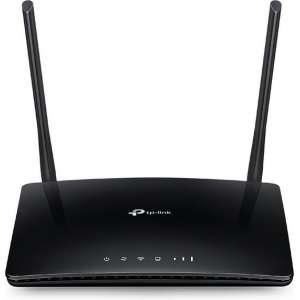 TP-LINK TL-MR6400 V4 draadloze router Single-band (2.4 GHz) Fast Ethernet 3G 4G Zwart