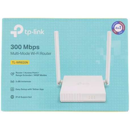 TP-Link TL-WR820N 300Mbps Multi-Mode Wi-Fi Router - Wifi Apparaat