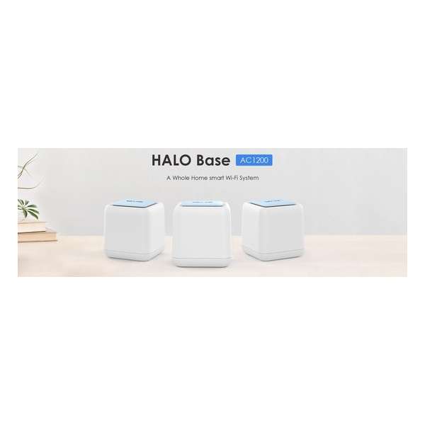 Wavlink HALO Base Wifi Mesh-systeem met de nieuwste en unieke Patent Touchlink-technologie®