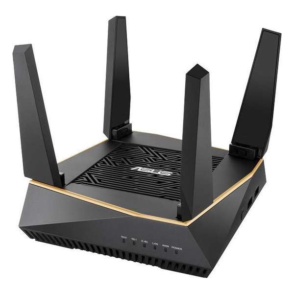 ASUS AiMesh AX6100 draadloze router Tri-band (2.4 GHz / 5 GHz / 5 GHz) Gigabit Ethernet Zwart