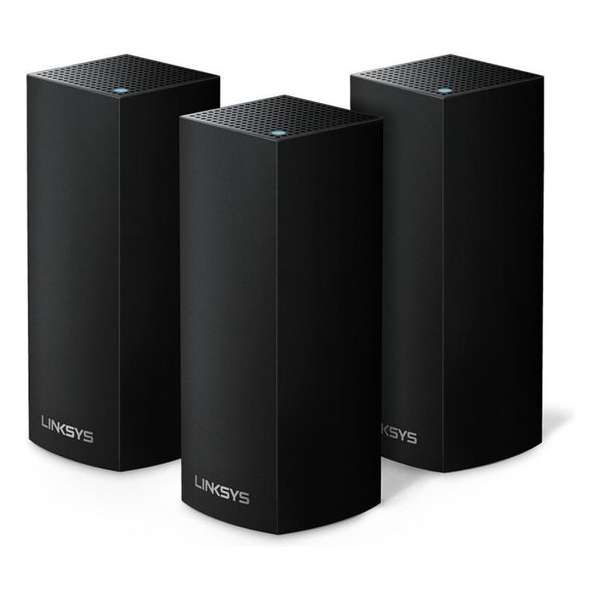 Linksys Velop Tri band - Multiroom Wifi Systeem - Triple Pack / Zwart