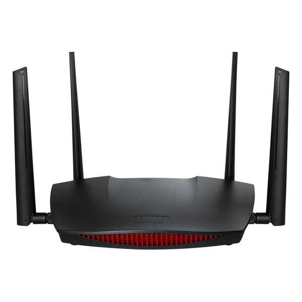 Edimax RG21S draadloze router Dual-band (2.4 GHz / 5 GHz) Gigabit Ethernet Zwart