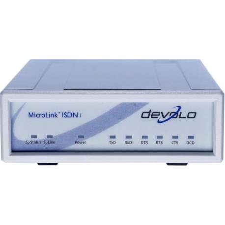 Devolo MicroLink ISDN Industrial modem 64Kbps ISDN access device Bedraad