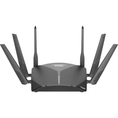 D-Link DIR-3060 draadloze router Tri-band (2.4 GHz / 5 GHz / 5 GHz) Gigabit Ethernet Zwart