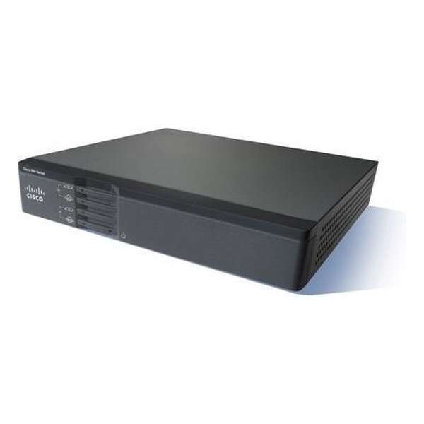 Cisco 867VAE bedrade router Zwart