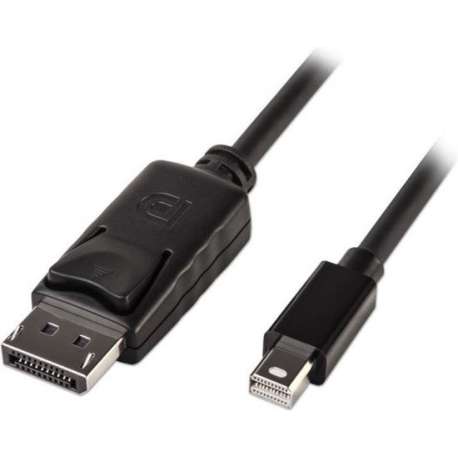 Lindy 2m, Mini DisplayPort - DisplayPort Zwart