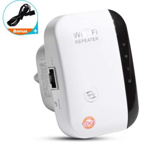 FirmEdge Wifi Versterker - 300Mbps - Repeater - Stopcontact - Draadloos - Netwerk / Internet - Booster - Extender