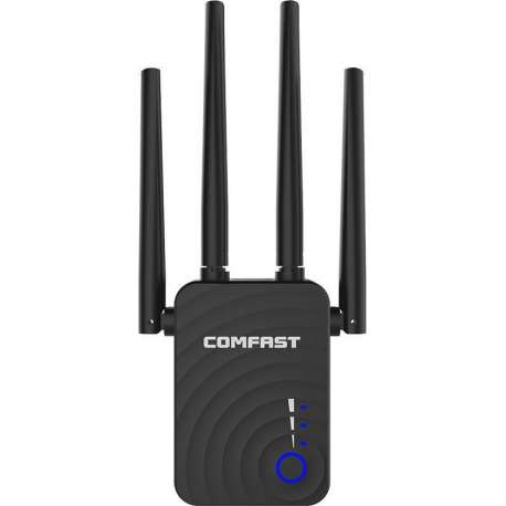 Comfast™ Wifi Versterker 740AC - 1200 MBps - Voor Stopcontact - Wifi Repeater