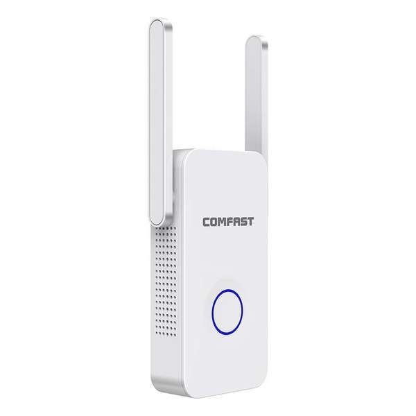 Comfast™ Wifi Versterker CF-WR752AC - 1200 MBps - Voor Stopcontact - Wifi Repeater