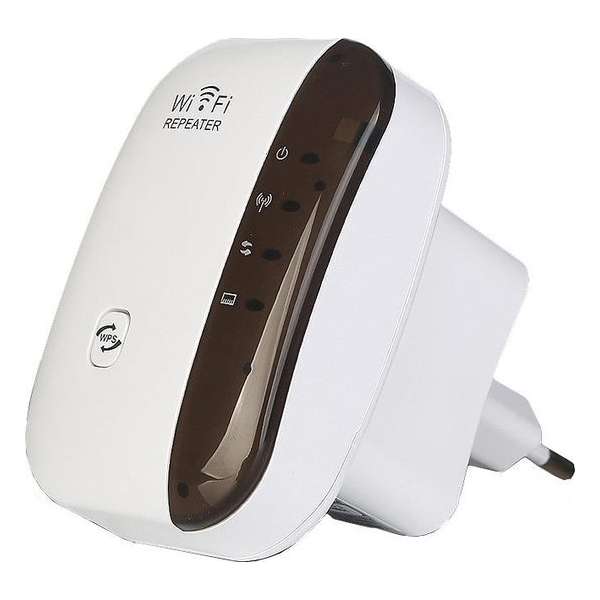 Wifi Versterker + Internet Kabel - 300Mbps - Repeater -Stopcontact - Draadloos en Bedraad - Wifibooster