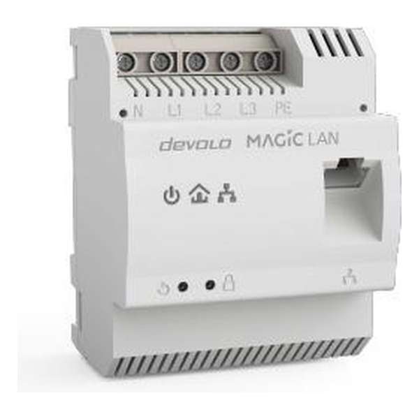 Devolo Magic 2 LAN DINrail 2400 Mbit/s Ethernet LAN Wit 1 stuk(s)